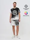 Мужской костюм с шортами / Volkswagen abstract sport