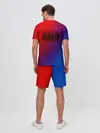 Мужской костюм с шортами / FC Barcelona color sport