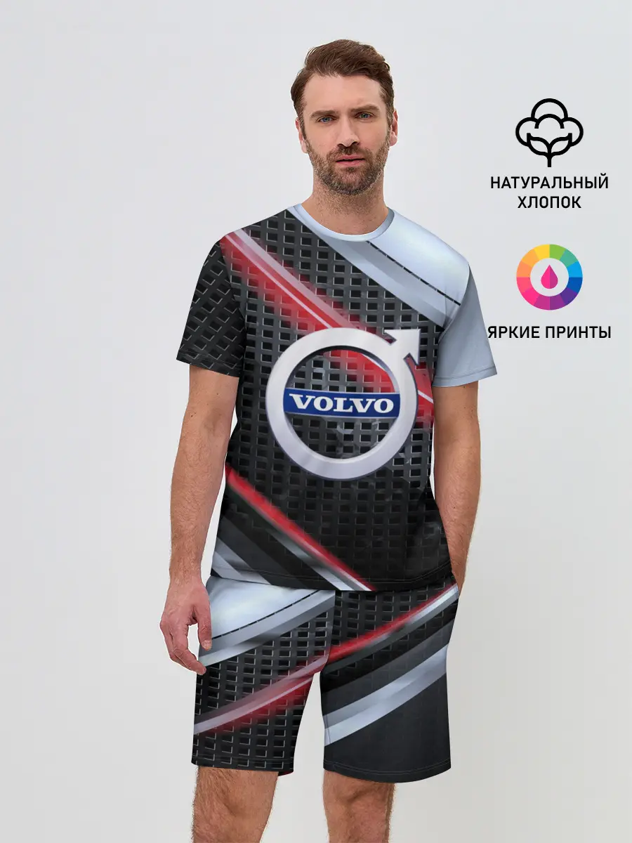 Мужской костюм с шортами / VOLVO high speed collection