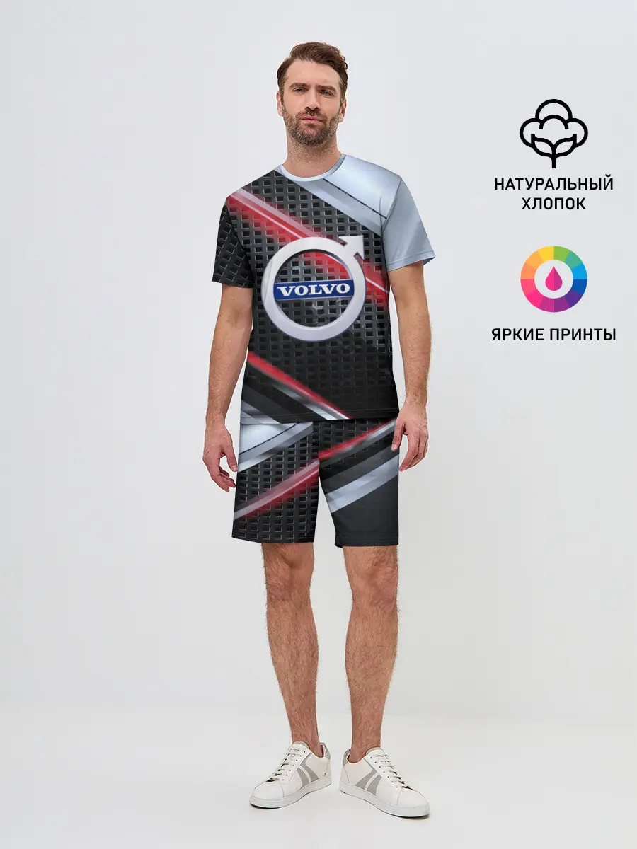 Мужской костюм с шортами / VOLVO high speed collection