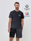 Мужской костюм с шортами / HYUNDAI carbon uniform 2018