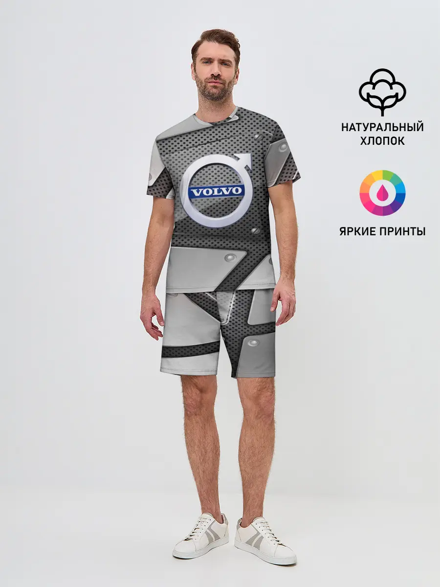 Мужской костюм с шортами / VOLVO metalic 2018