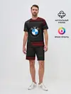 Мужской костюм с шортами / bmw auto sport