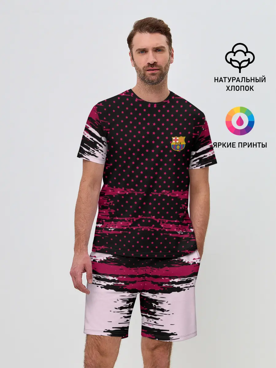 Мужской костюм с шортами / Barcelona abstract collection