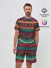 Мужской костюм с шортами / Мексиканский орнамент