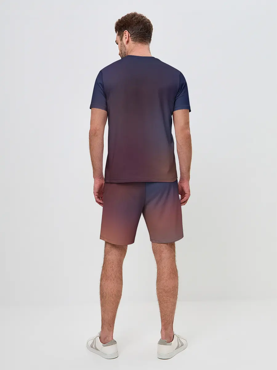 Мужской костюм с шортами / Konosuba с посохом