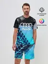 Мужской костюм с шортами / Audi sport auto motors