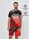 Мужской костюм с шортами / Audi sport auto motors