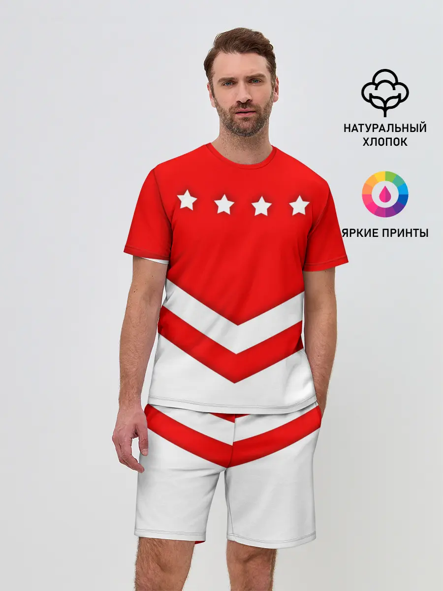 Мужской костюм с шортами / Звезды и полосы