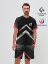 Мужской костюм с шортами / Volvo abstract line