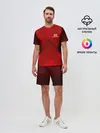 Мужской костюм с шортами / Hyundai car sport RED