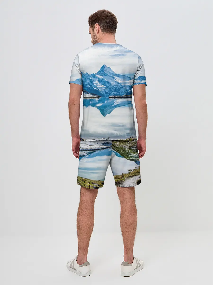 Мужской костюм с шортами / Альпы