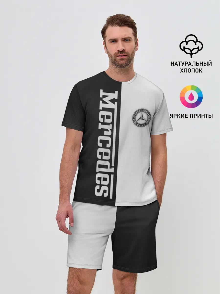 Мужской костюм с шортами / Mercedes W&B