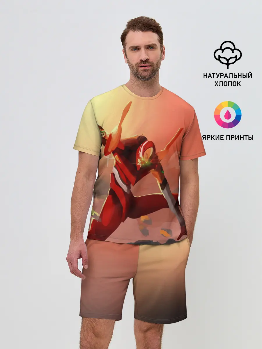 Мужской костюм с шортами / Asuka Langley Soryu