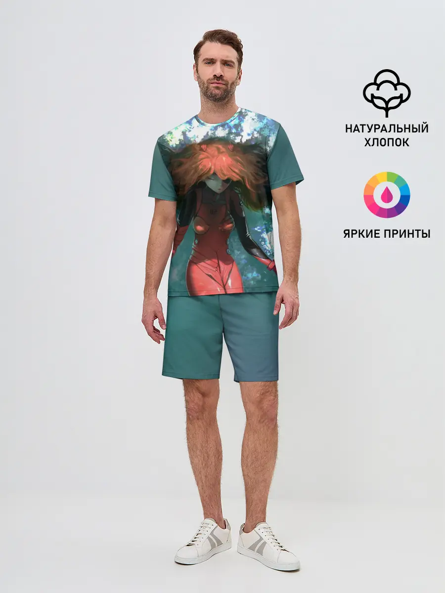 Мужской костюм с шортами / Rei Ayanami