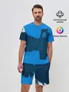 Мужской костюм с шортами / REAL MADRID SPORT BLUE