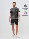 Мужской костюм с шортами / REAL MADRID SPORT GRAY