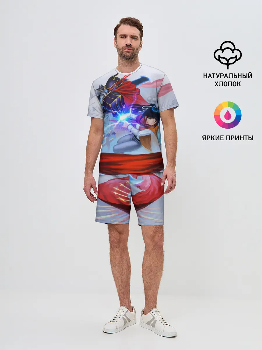 Мужской костюм с шортами / Narberal и Ainz Ooal Gown