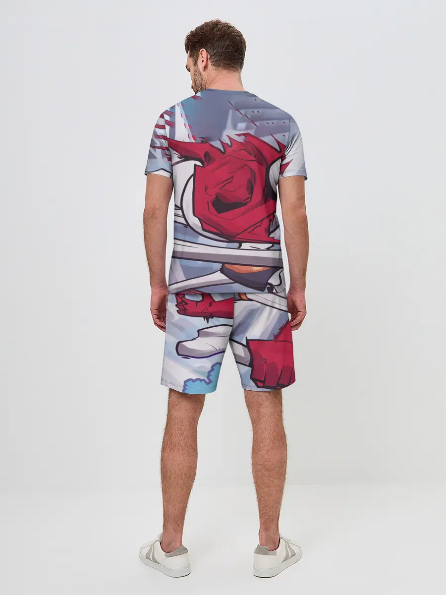 Мужской костюм с шортами / Скелет