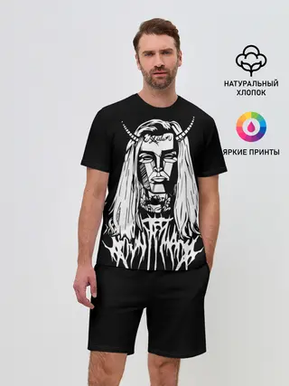 Мужской костюм с шортами / Ghostemane devil