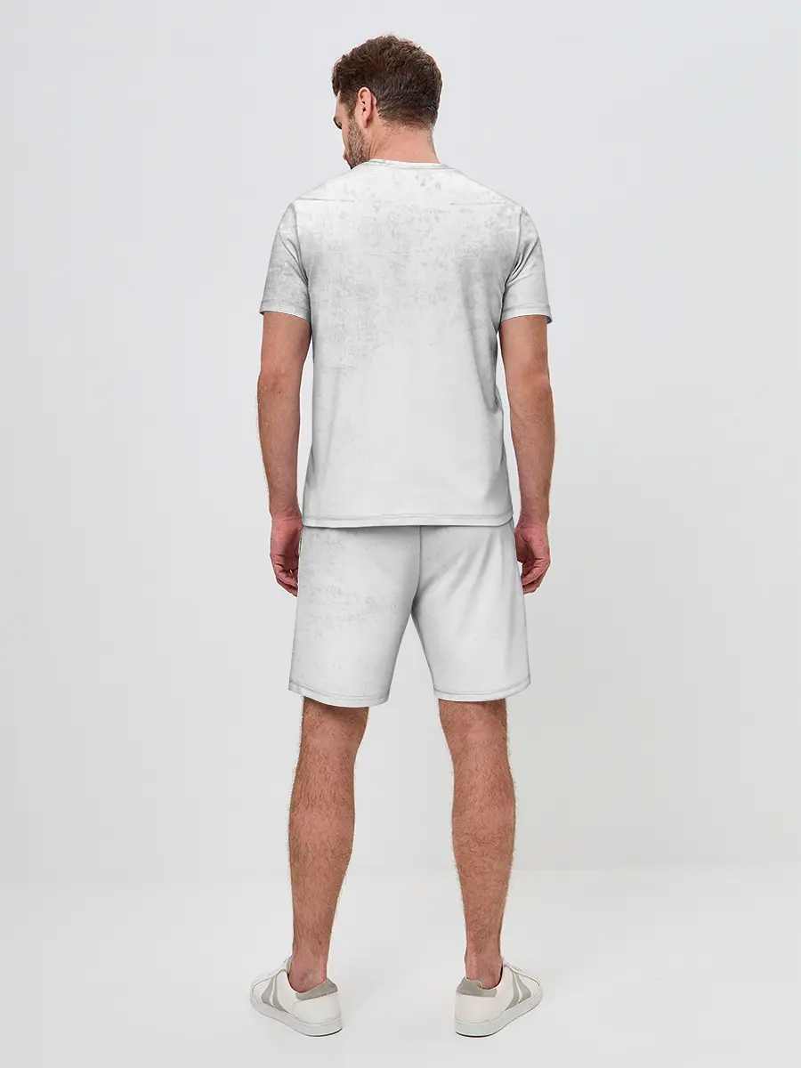 Мужской костюм с шортами / Иероглиф БЕЗДОМНЫЙ БОГ