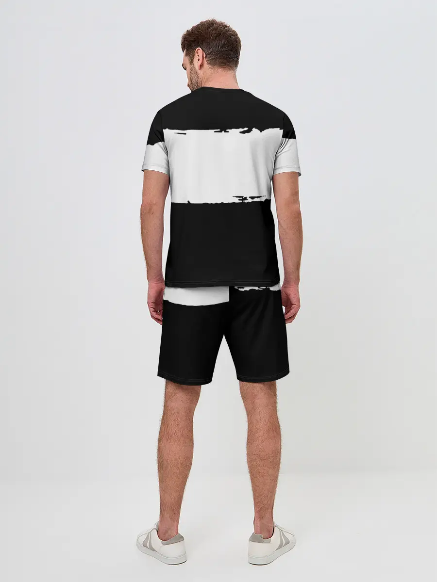 Мужской костюм с шортами / БЕЗДОМНЫЙ БОГ. Белый отрывок