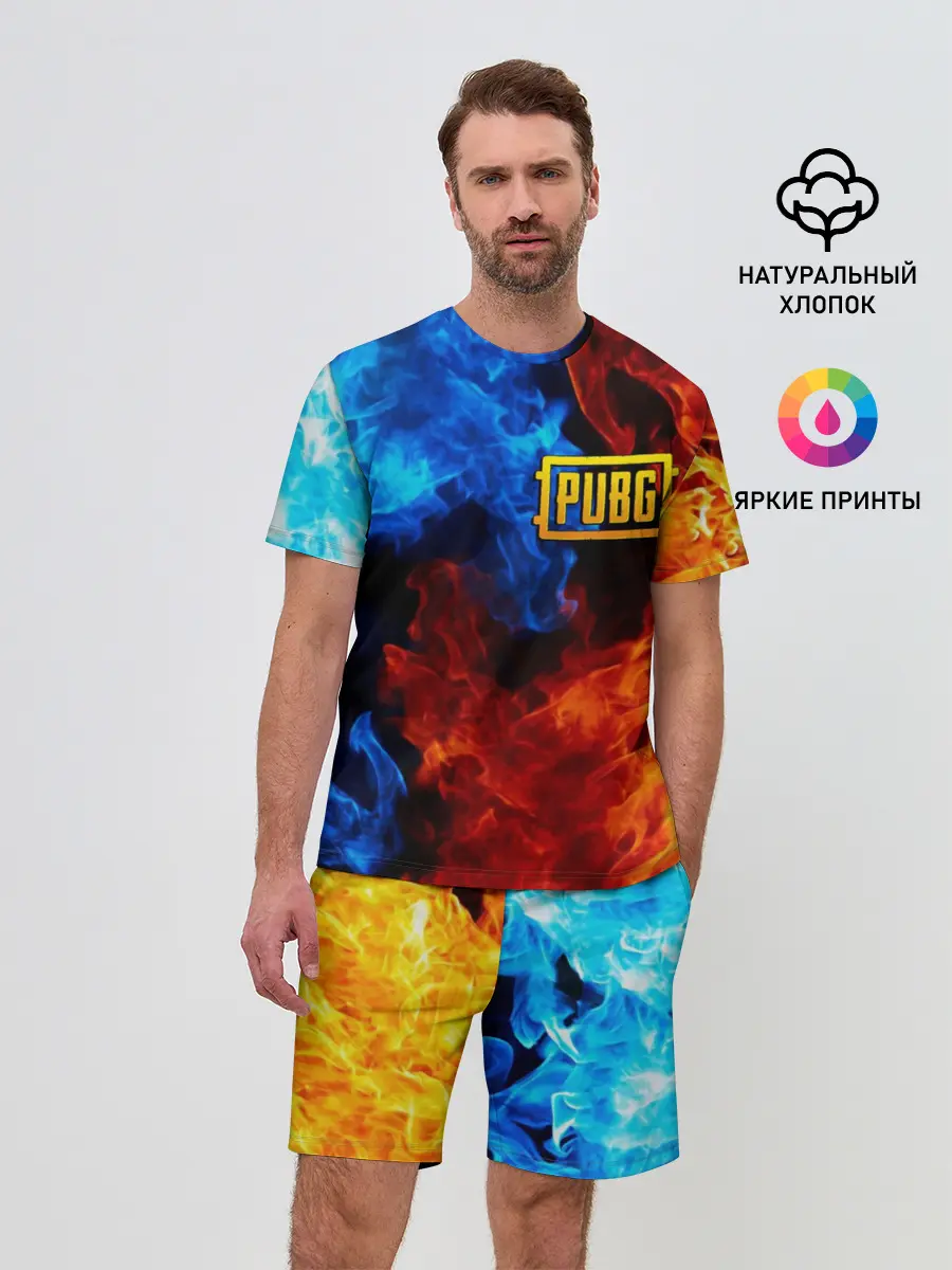 Мужской костюм с шортами / PUBG