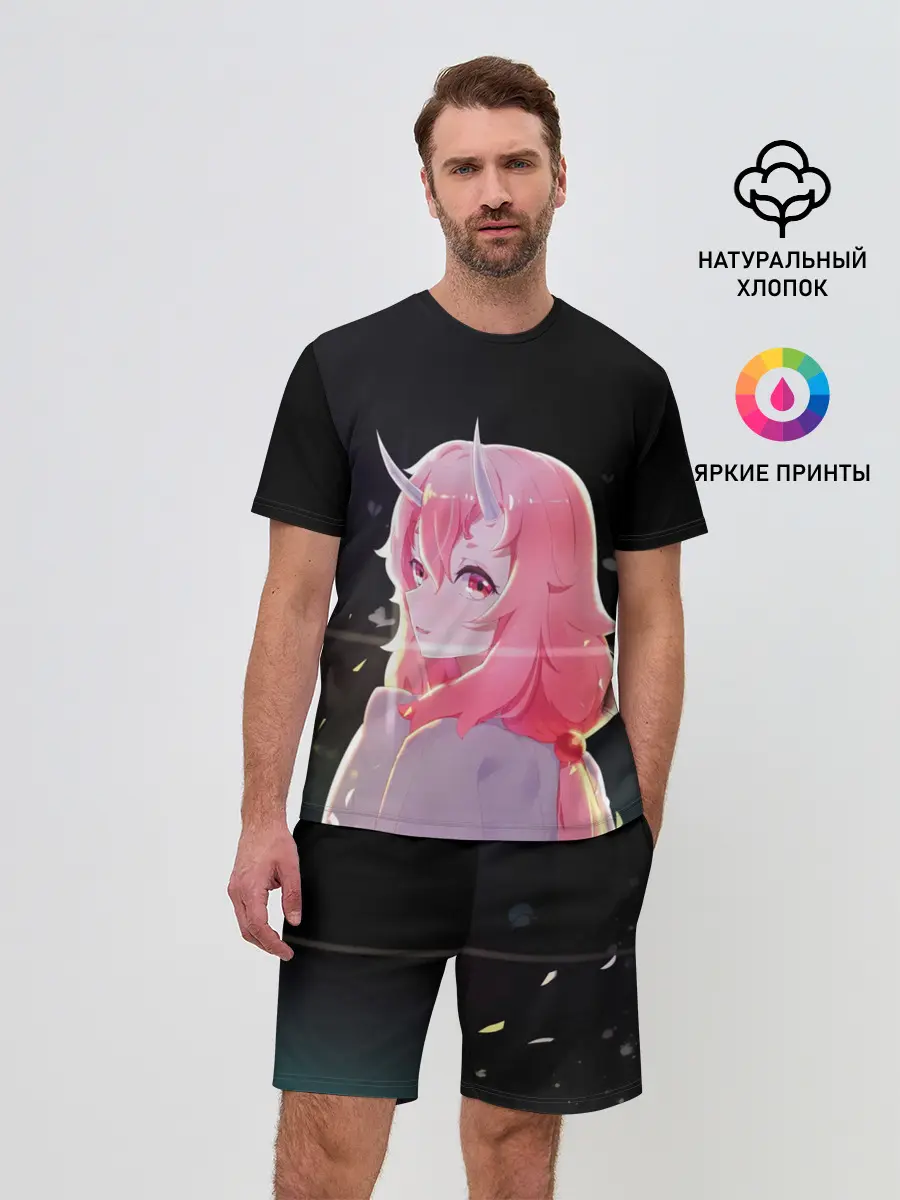 Мужской костюм с шортами / Аниме Слизь