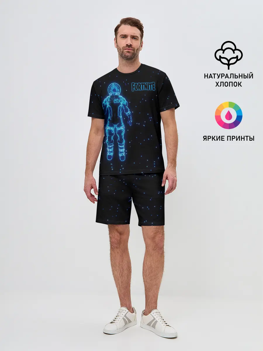 Мужской костюм с шортами / Fortnite