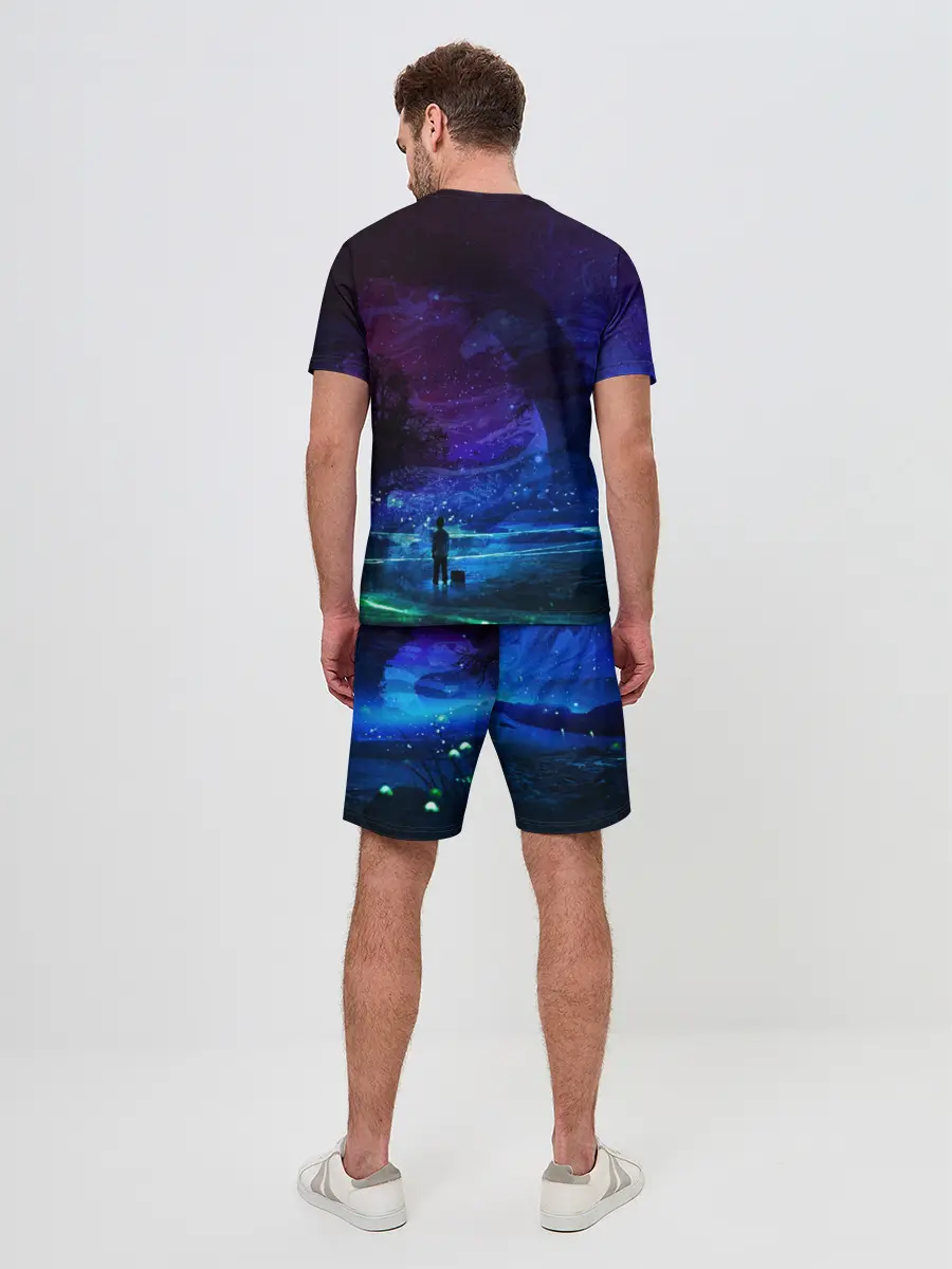 Мужской костюм с шортами / Парень и космос