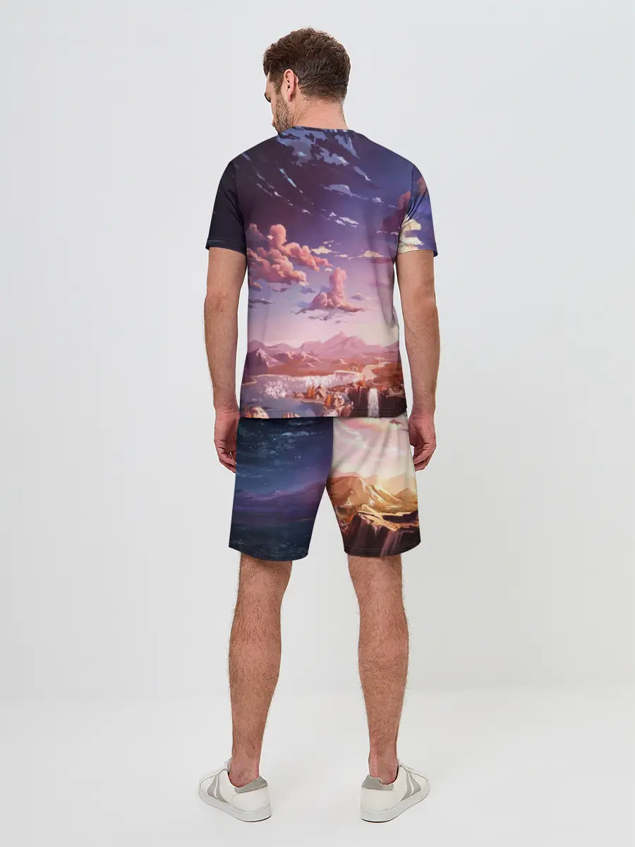 Мужской костюм с шортами / Фантастический закат