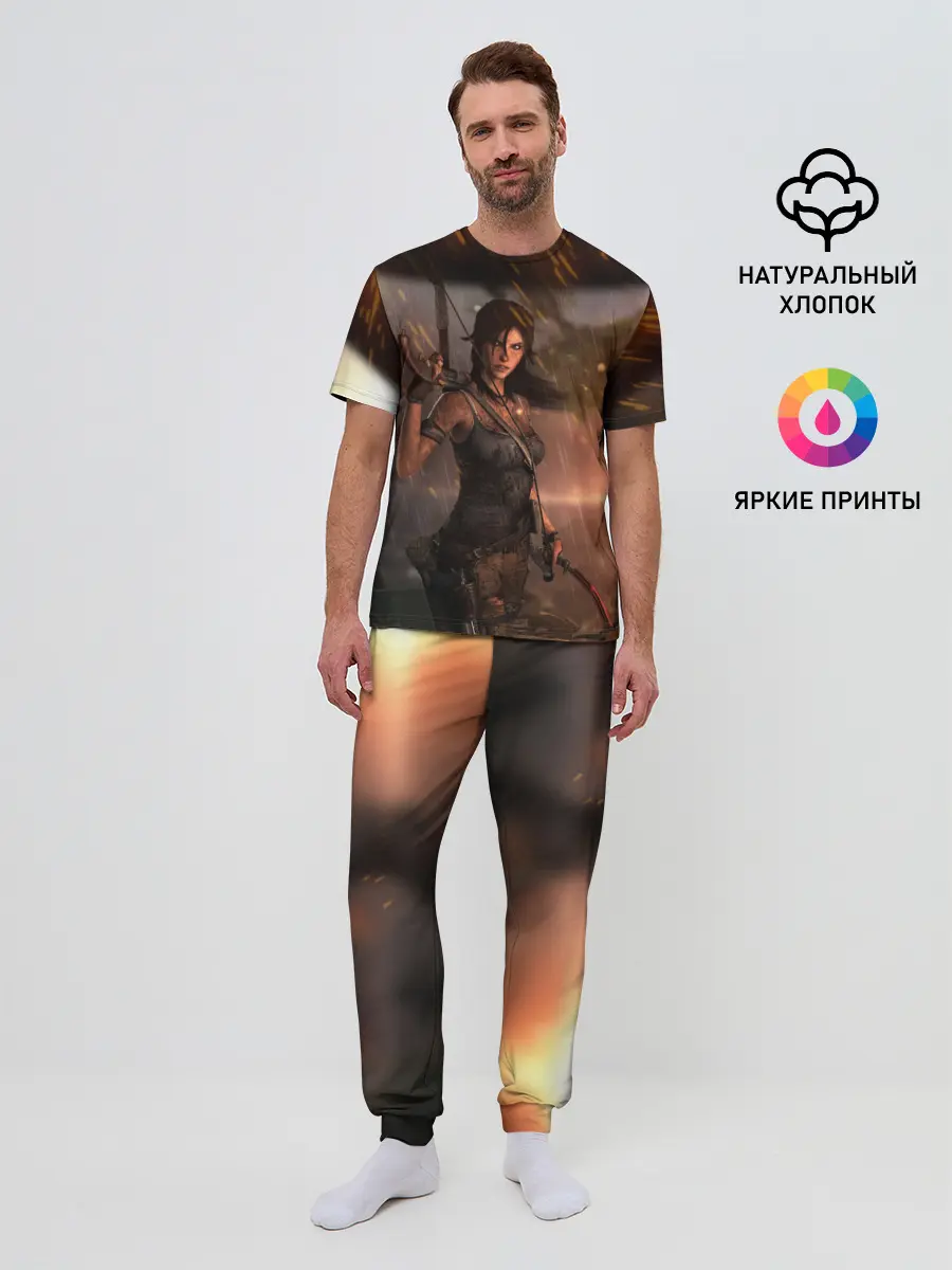 Мужская пижама с брюками / TOMB RAIDER