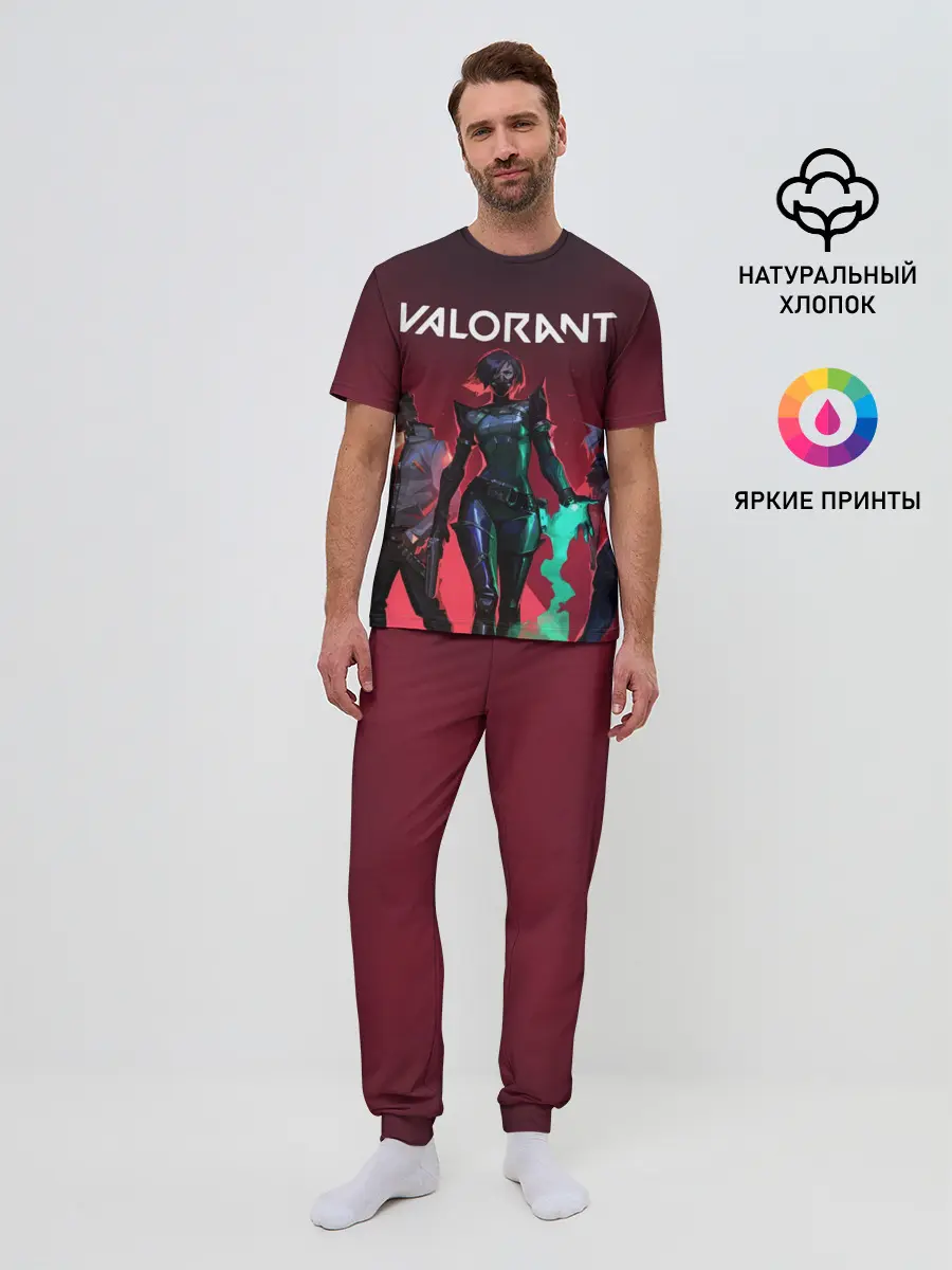 Мужская пижама с брюками / Valorant