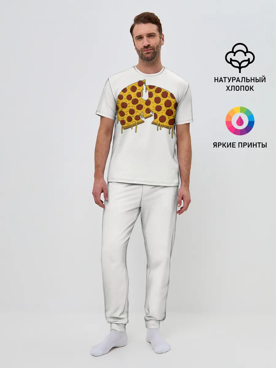 Мужская пижама с брюками / Pizza Clan