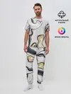 Мужская пижама с брюками / Абстракция