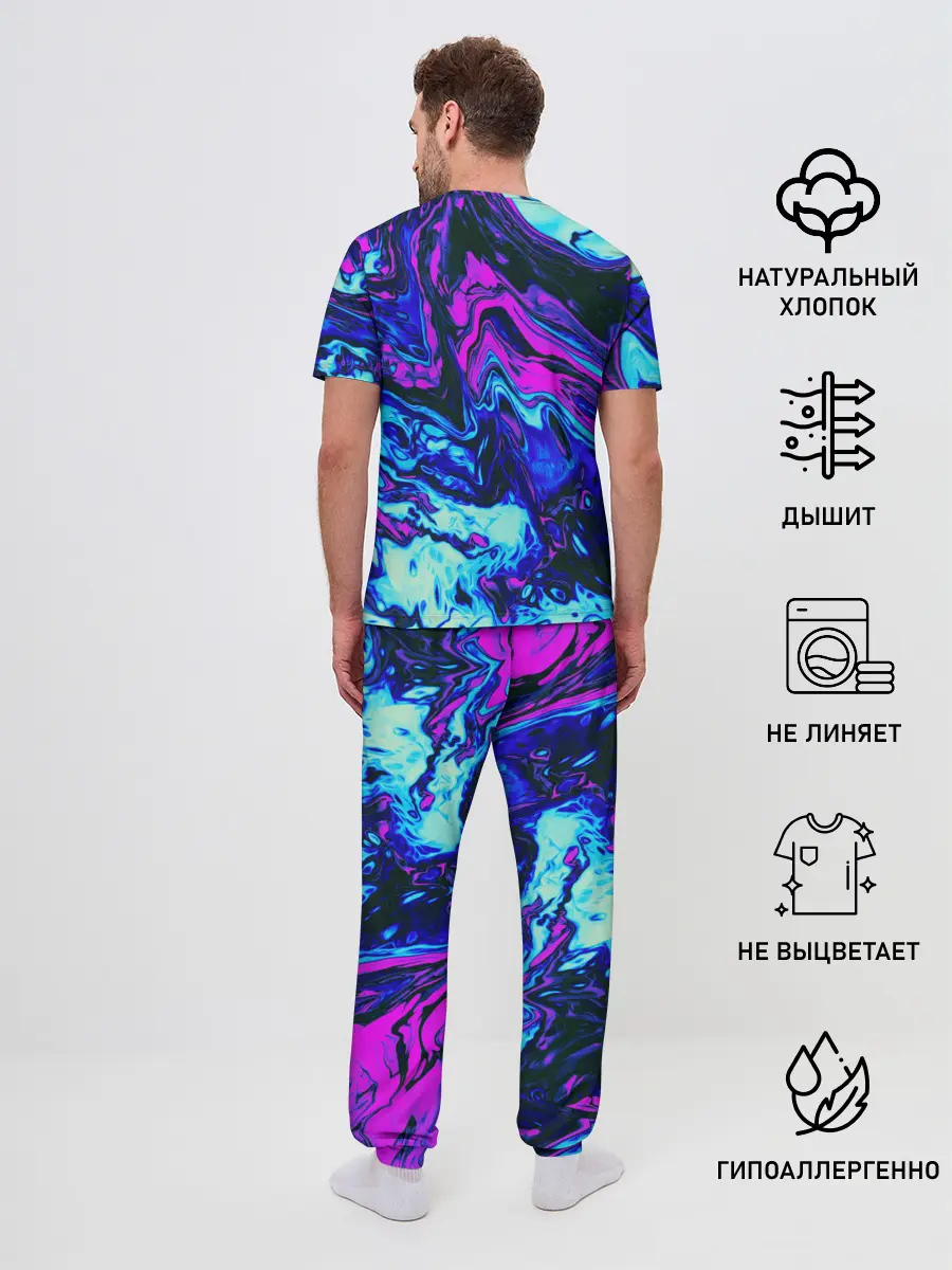 Мужская пижама с брюками / DIGITAL ABSTRACT
