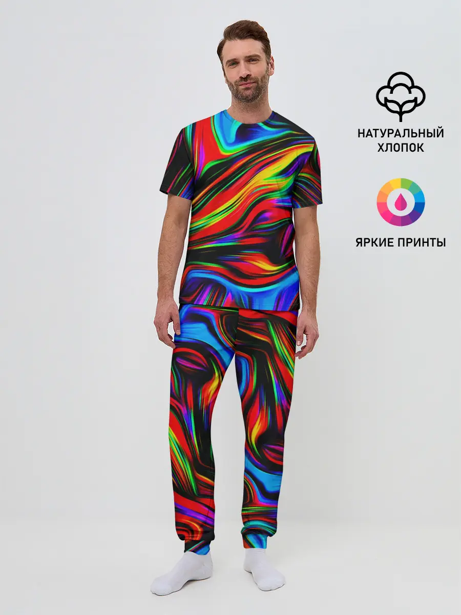 Мужская пижама с брюками / ABSTRACT