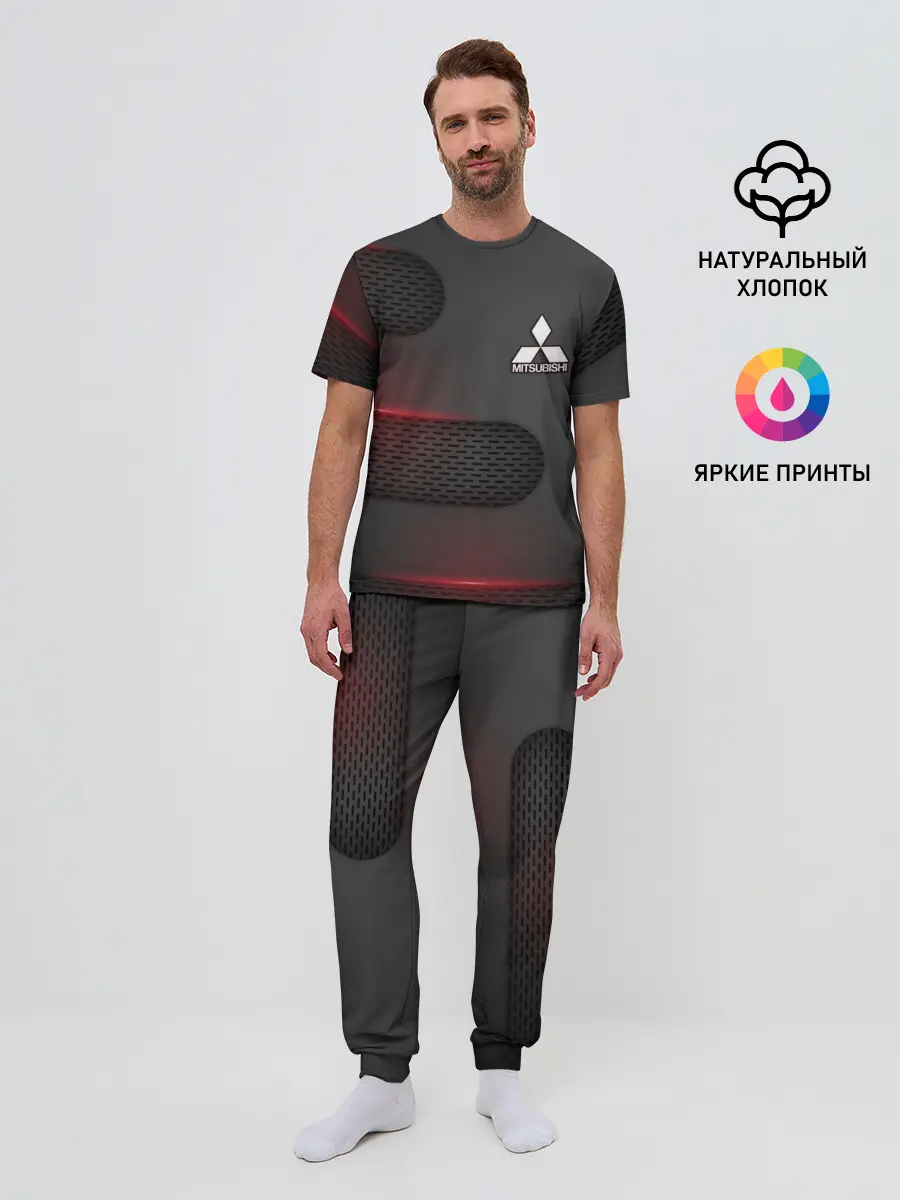 Мужская пижама с брюками / Mitsubishi