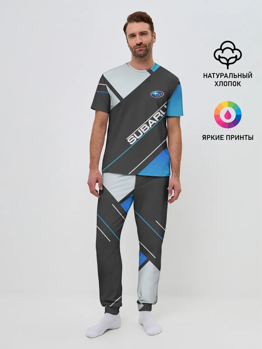 Мужская пижама с брюками / SUBARU