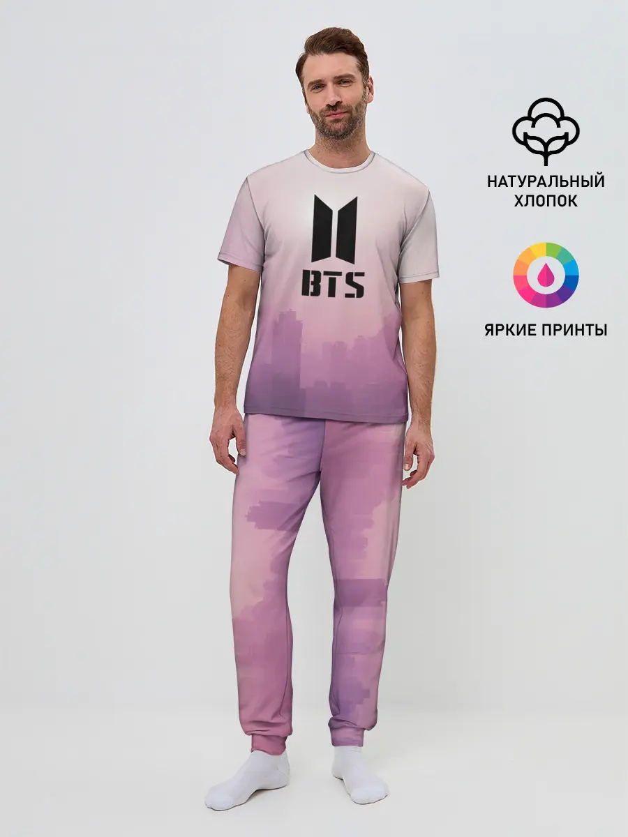 Мужская пижама с брюками / BTS