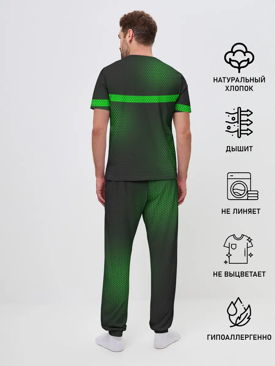 Мужская пижама с брюками / Пограничные Войска