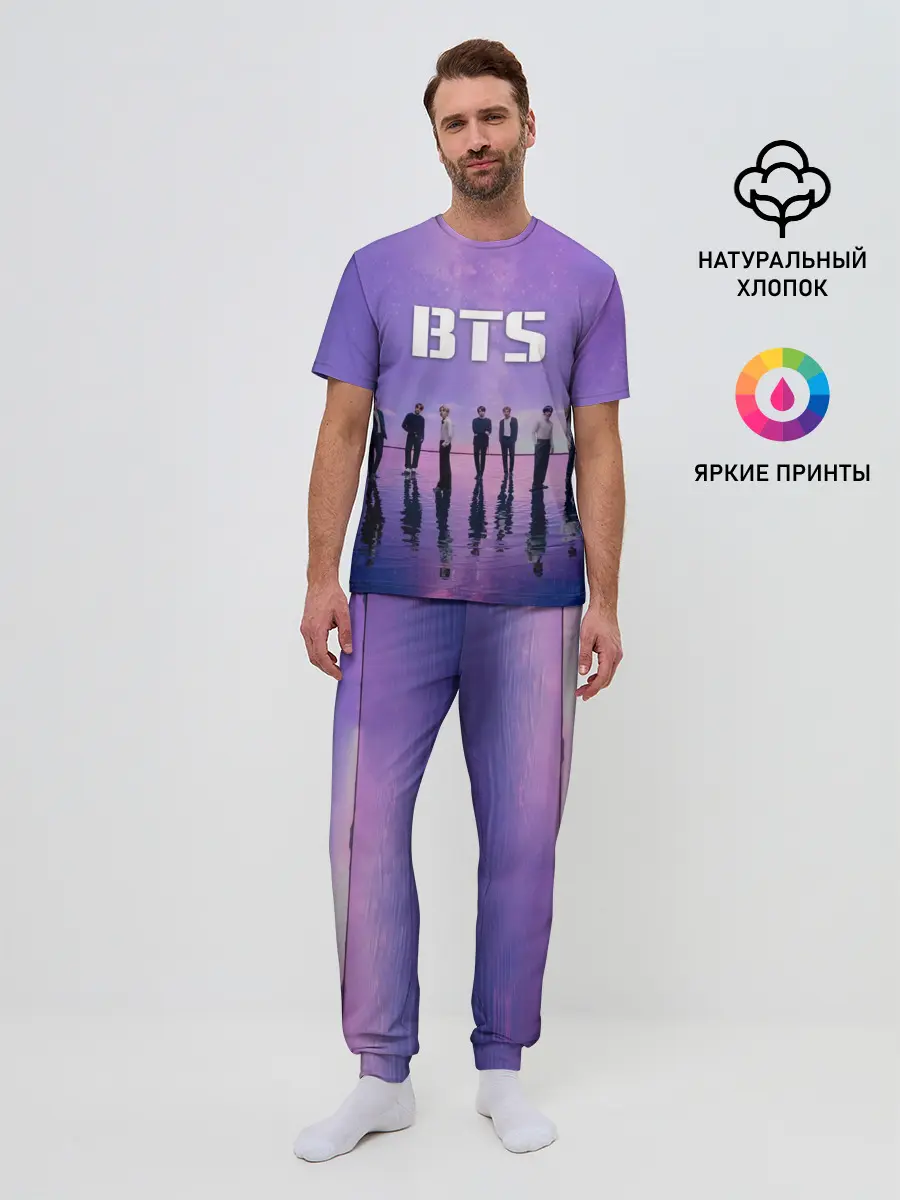 Мужская пижама с брюками / BTS