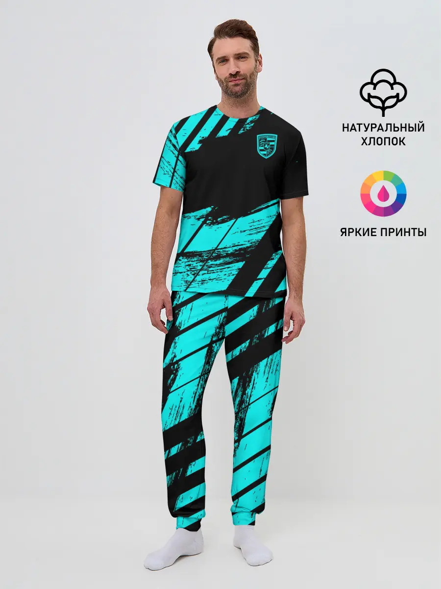 Мужская пижама с брюками / Porsche