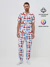 Мужская пижама с брюками / РОССИЯ УЗОР