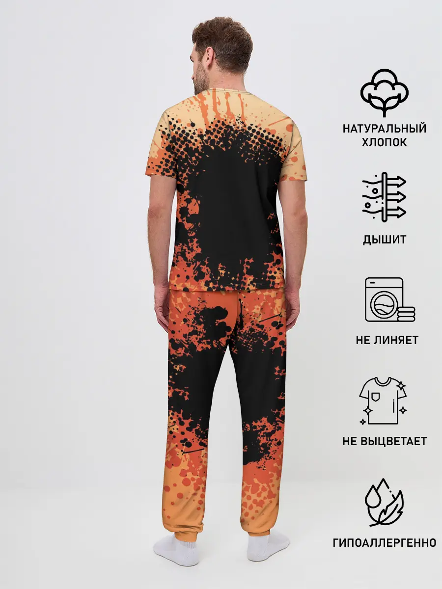 Мужская пижама с брюками / Ленин