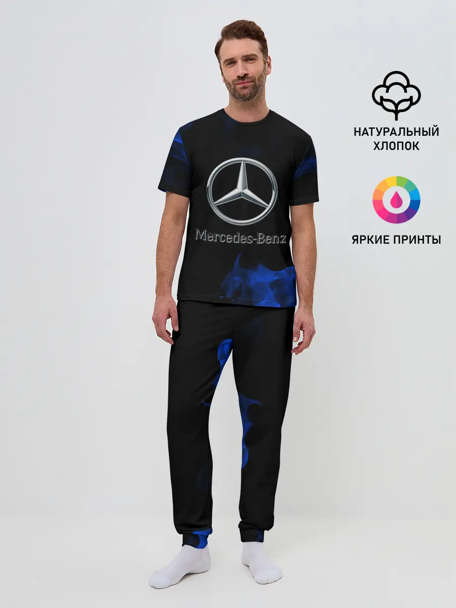 Мужская пижама с брюками / mercedes