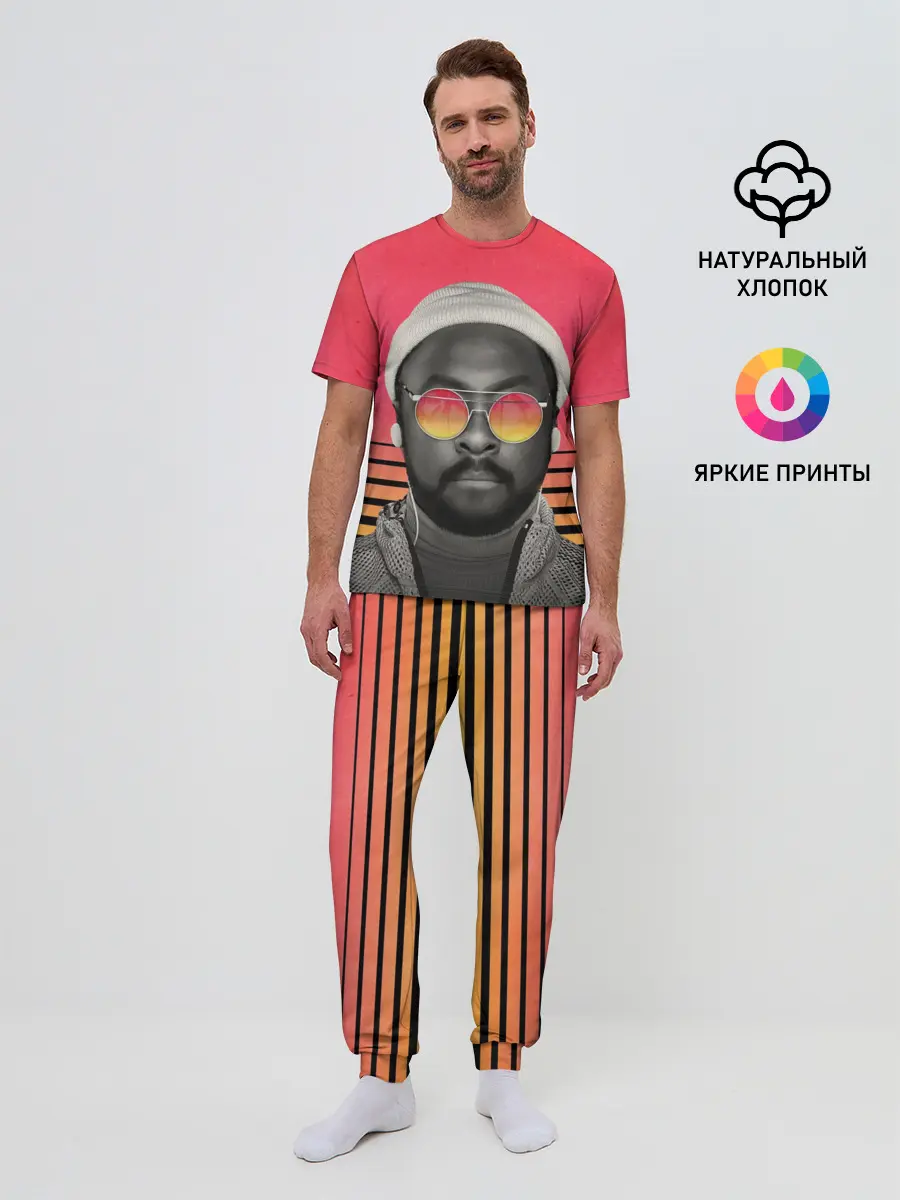 Мужская пижама с брюками / Will.I.Am