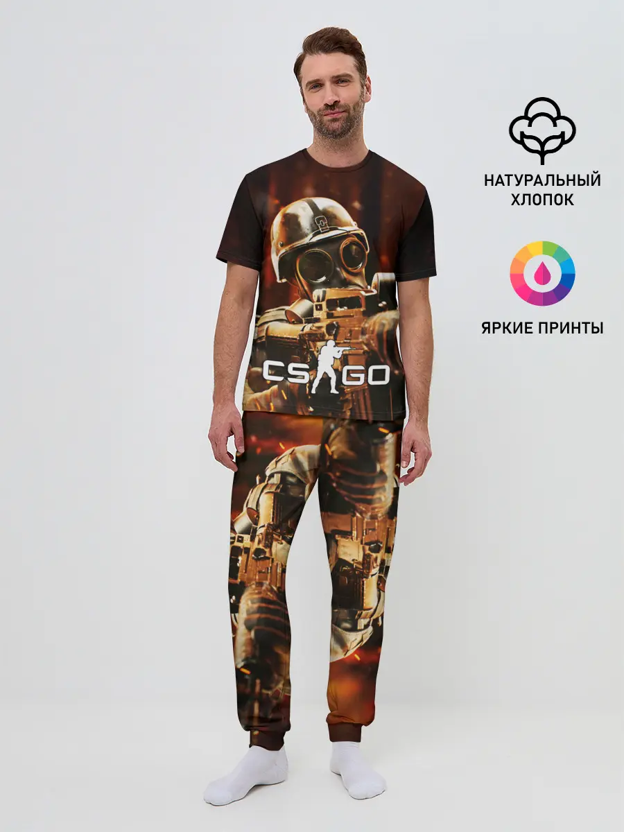 Мужская пижама с брюками / CS:GO