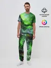 Мужская пижама с брюками / GREEN SPACE | ЗЕЛЁНЫЙ КОСМОС