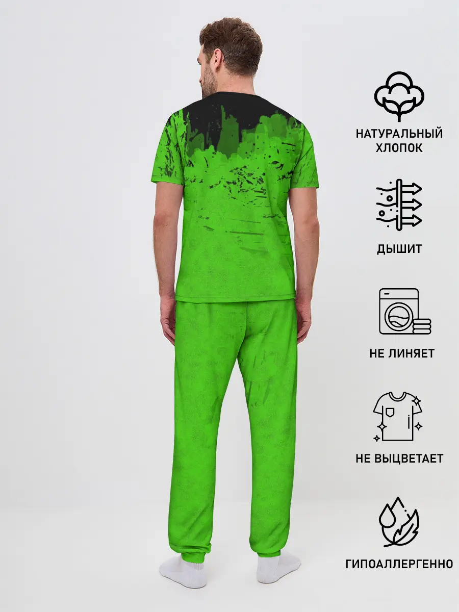 Мужская пижама с брюками / Predator
